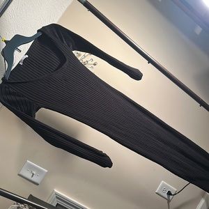 Women’s Ribbed Long Sleeve Dress